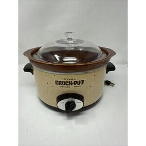 Vintage Rival Crock Pot 4qt. Slow Cooker Model 3154 TESTED
